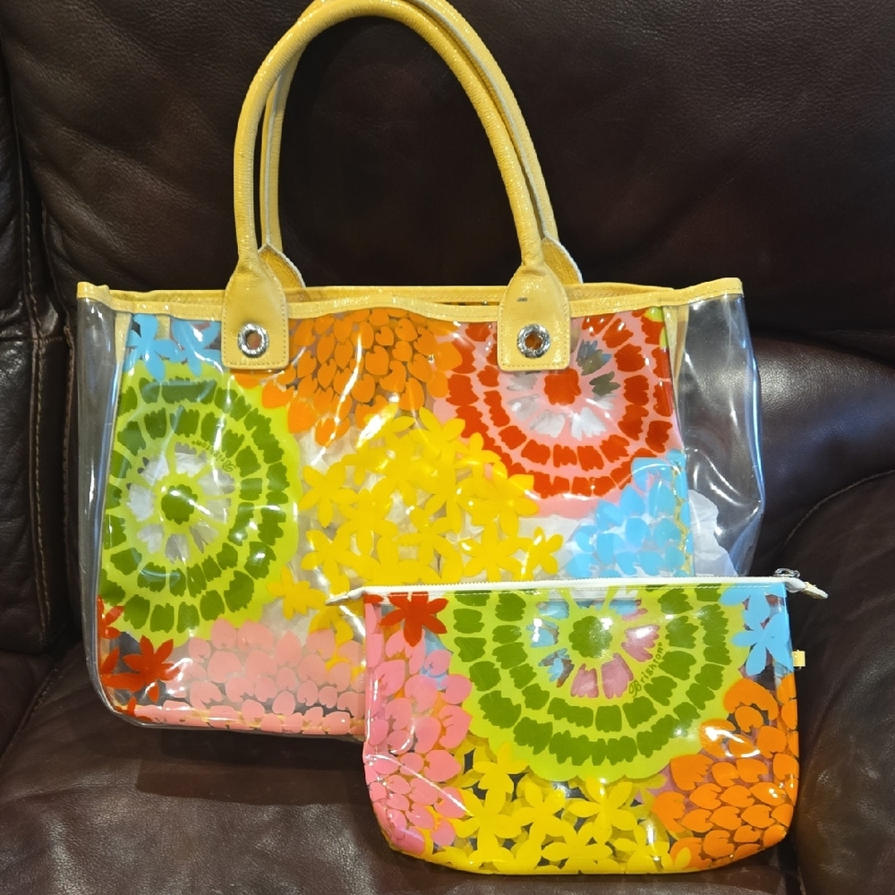 Brighton Vibrant Floral Tote and Pouch